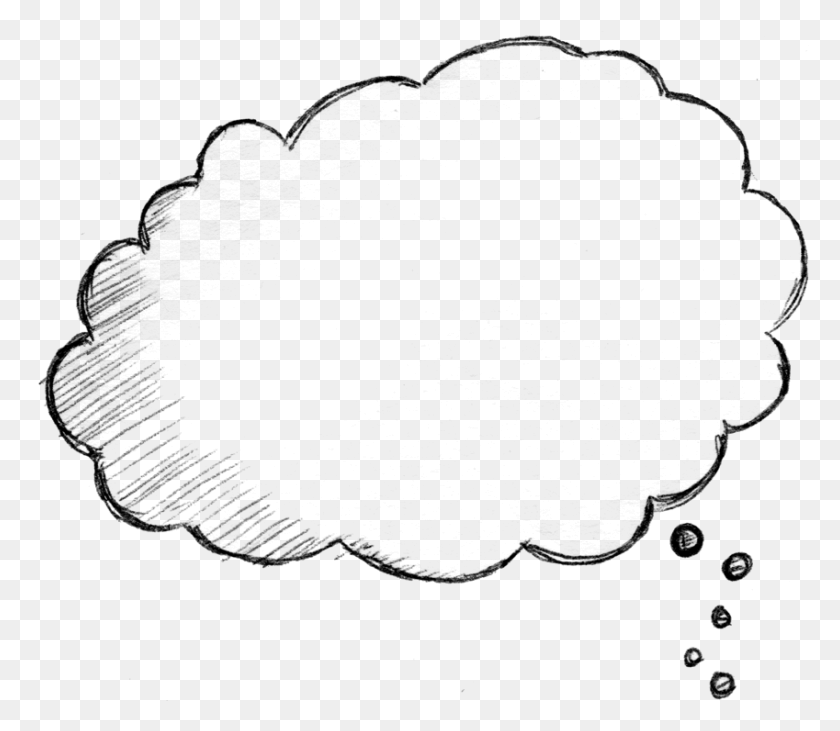 849x731 Thought Bubble Dream, Gray, World Of Warcraft HD PNG Download