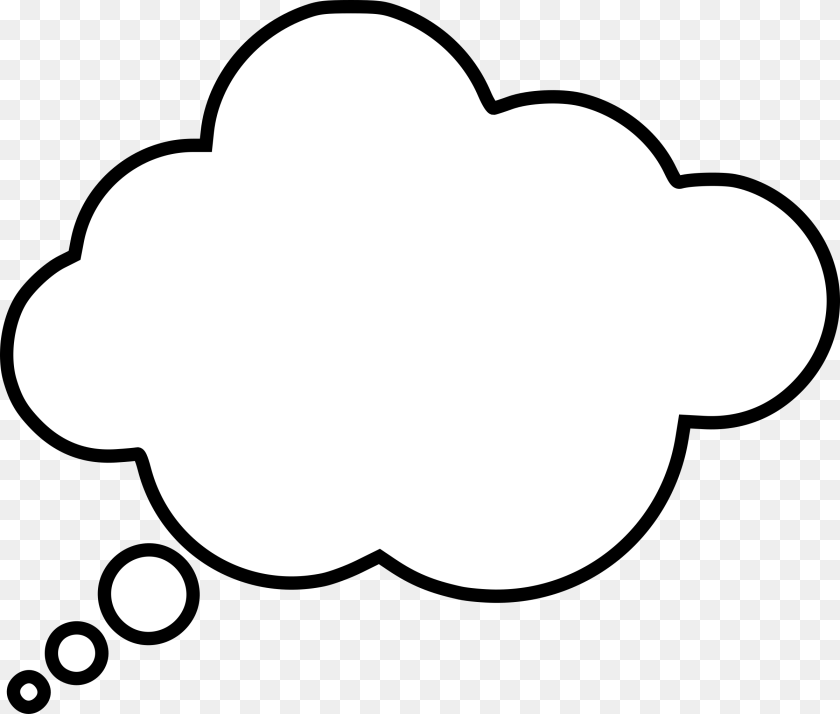 2400x2040 Thought Cloud Think Bubble, Outdoors, Nature Clipart PNG