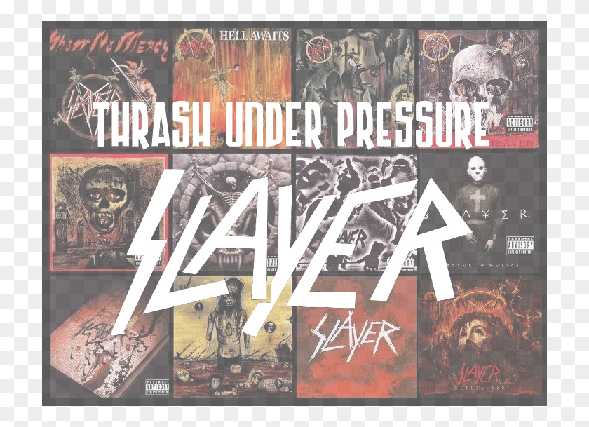 720x549 Thrash Under Pressure Slayer, Poster, Advertisement, Person HD PNG Download