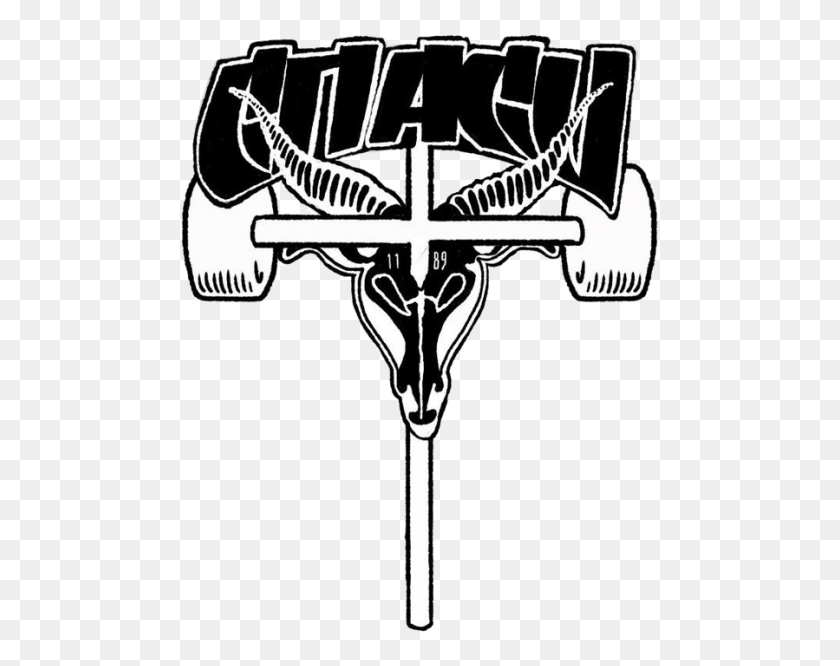 480x606 Thrasher Emblem, Cross, Symbol, Crucifix HD PNG Download