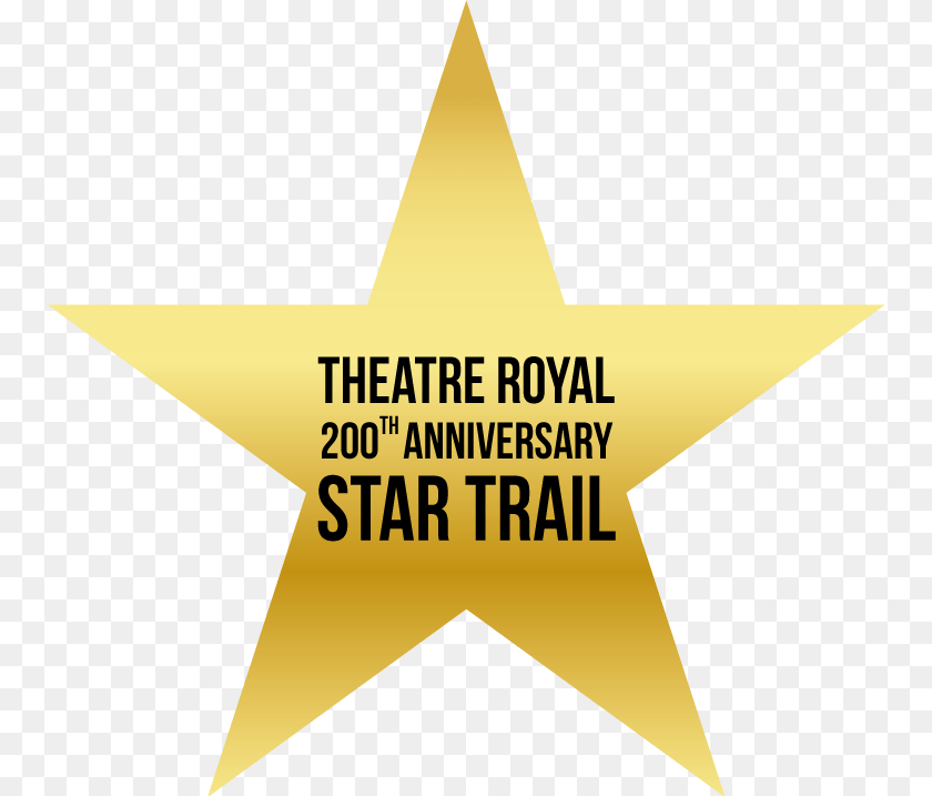 754x717 Threatre Royal 200 Anniversary Star Trail Logo Compete Every Day, Star Symbol, Symbol Transparent PNG