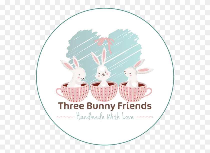 554x554 Three Bunny Friends Logo Circle, Outdoors, Nature, Label HD PNG Download