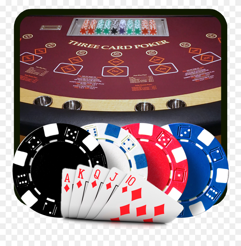 756x799 Three Card Poker Coin Poker, Gambling, Game, Slot HD PNG Download