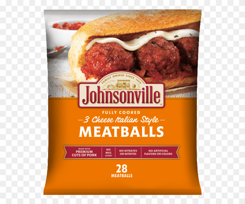 544x639 Three Cheese Italian Style Meatballs Johnsonville Frozen Meatballs, Meatball, Food, Burger HD PNG Download
