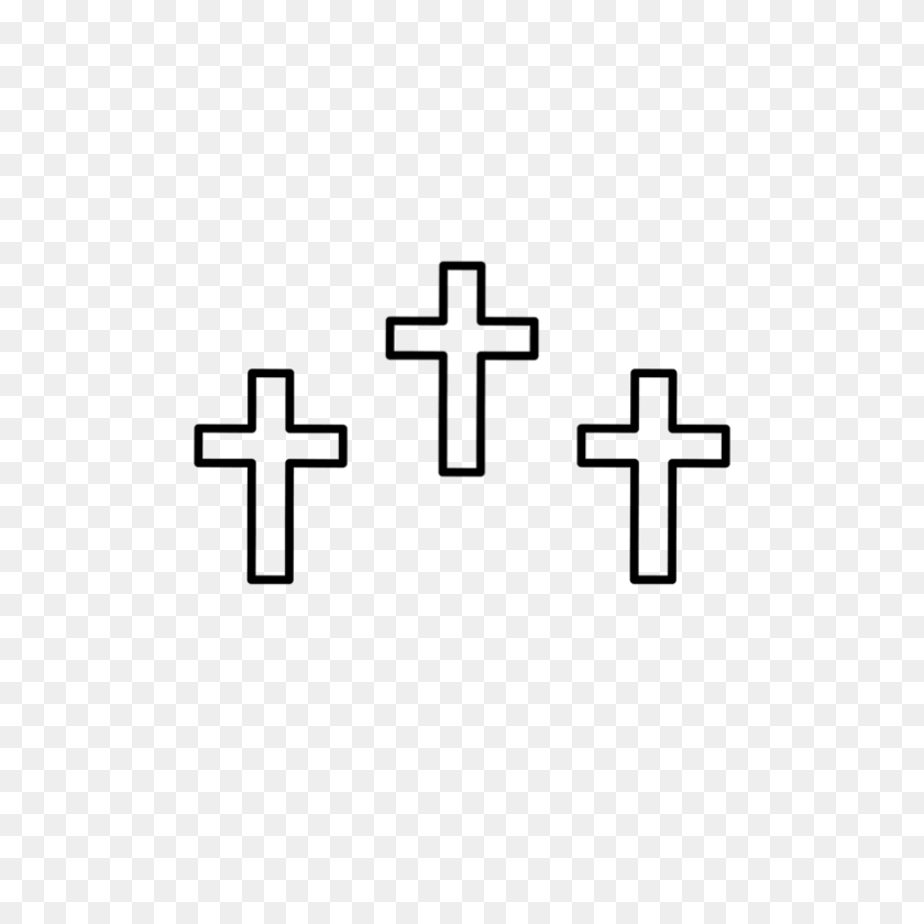 800x800 Three Crosses Cross, Gray, World Of Warcraft HD PNG Download