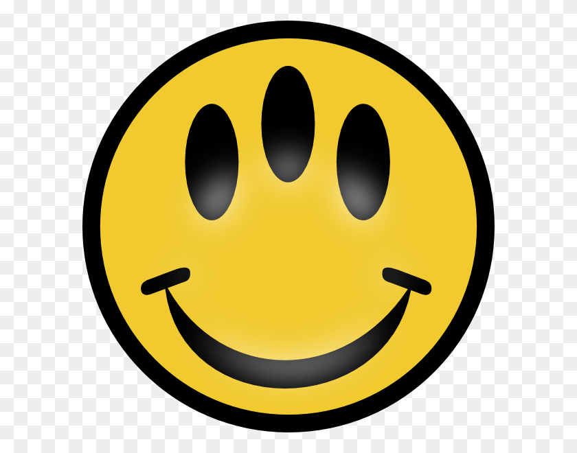 600x600 Three Eyed Happy Face, Label, Text, Symbol HD PNG Download