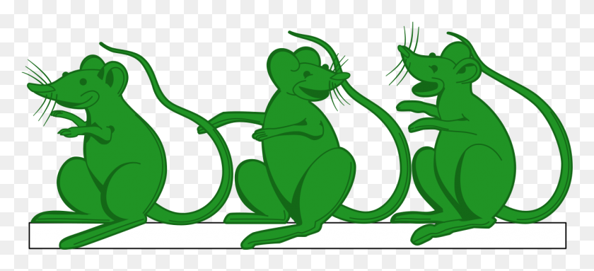 1245x517 Три Зеленые Мыши Зеленые Мыши Мультфильм, Лягушка, Амфибия, Дикая Природа Hd Png Скачать