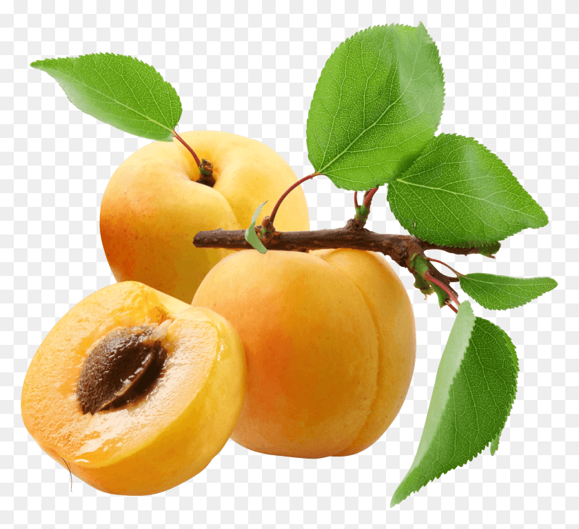 3000x2721 Three Peaches Apricots, Plant, Fruit, Food HD PNG Download