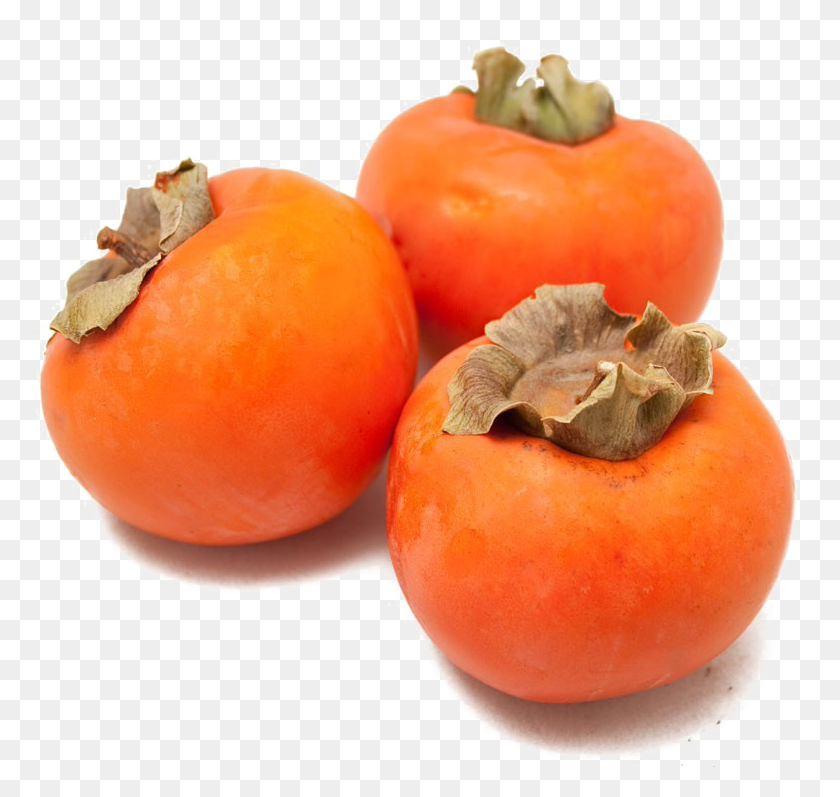769x737 Three Persimmon Image Fuyu Persimmon, Plant, Fruit, Produce HD PNG Download