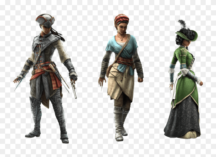 1024x724 Three Personas Aveline De Grandpr Lady, Person, Human, Clothing HD PNG Download