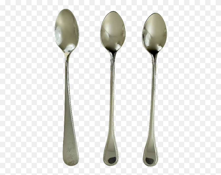 431x606 Three Sterling Silver Spoons By Childress Gaffney Auctions Silver, Spoon, Cutlery, Fork HD PNG Download
