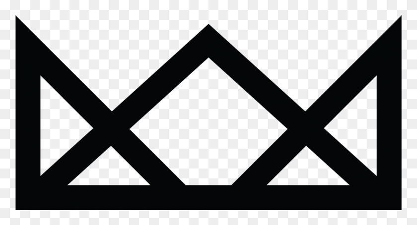 1028x520 Throne Barbershop Logo, Triangle, Symbol HD PNG Download