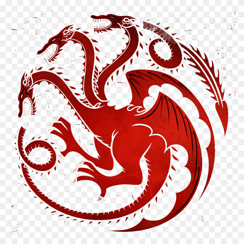 1113x1114 Throne Clipart Transparent Background House Targaryen Logo, Dragon, Poster, Advertisement HD PNG Download