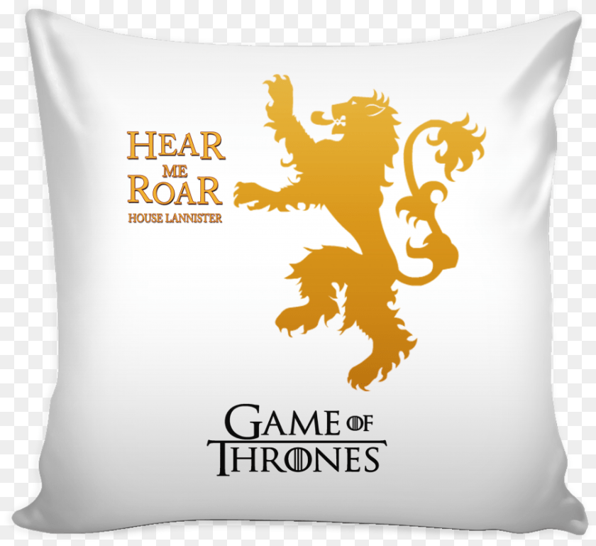 902x826 Thrones Pillow Cover Hear Me Roar Game Of Thrones Lannister Logo, Cushion, Home Decor, Baby, Person Clipart PNG
