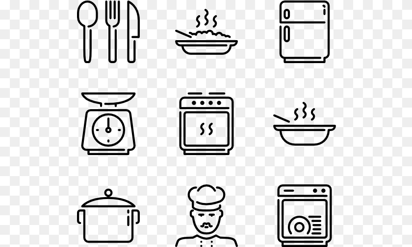 Thumb Icons Adobe Vector, Gray PNG