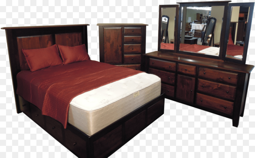 876x542 Thumb Image Bedroom Furniture, Bed, Cabinet, Drawer, Indoors Transparent PNG