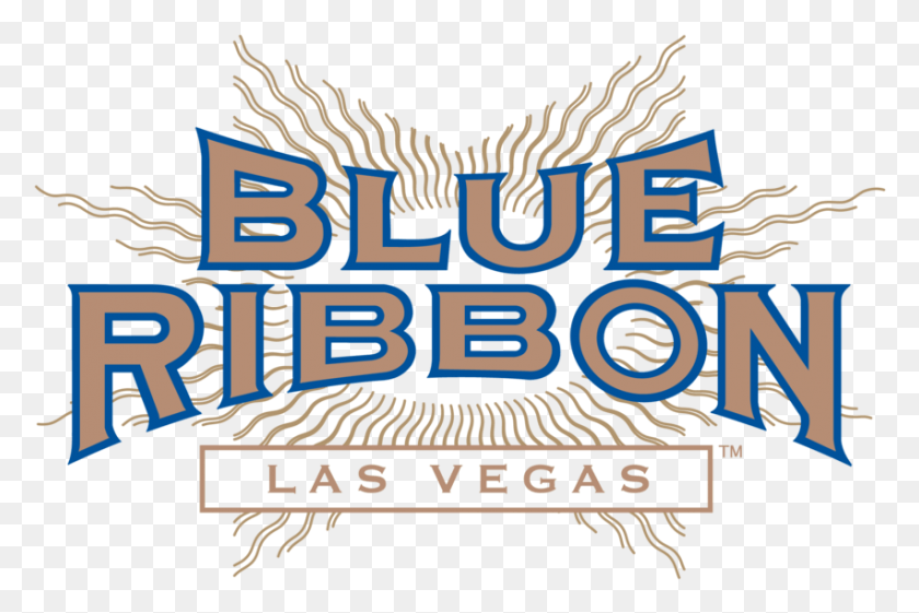 851x547 Descargar Imagen De Pulgar Blue Ribbon Brasserie Vegas, Texto, Publicidad, Cartel Hd Png