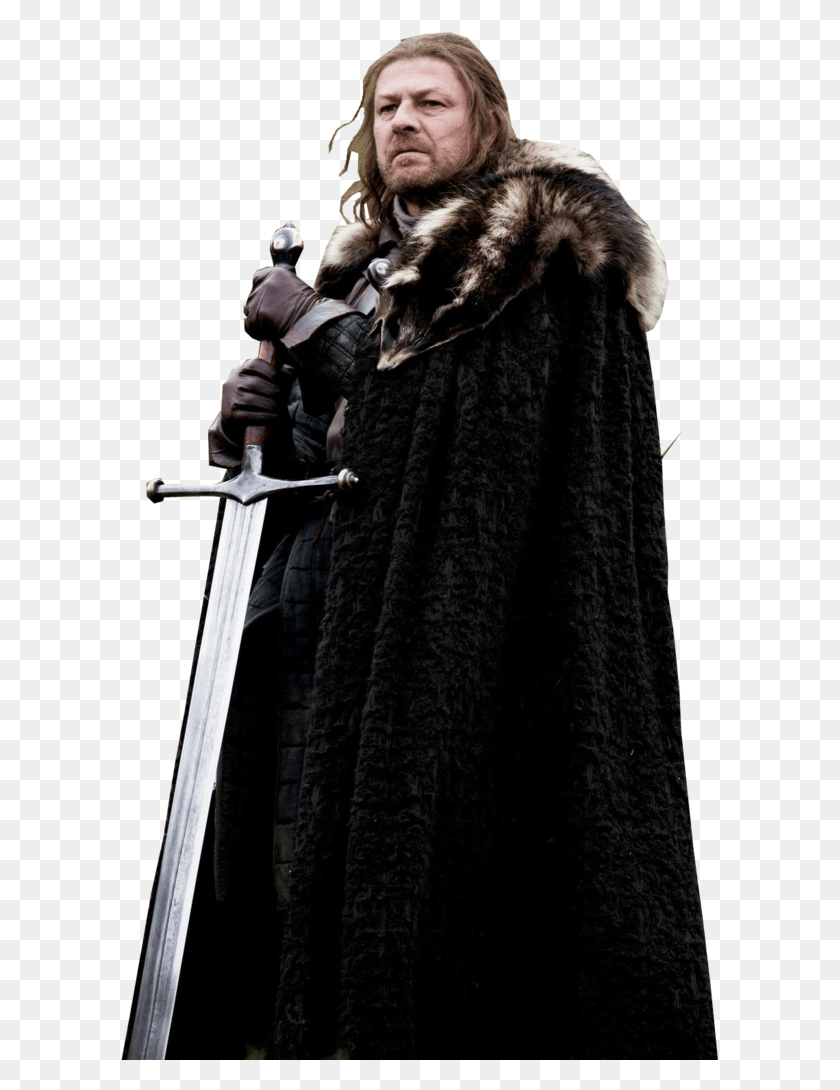 599x1030 Thumb Image Game Of Thrones Eddard Stark, Sword, Blade, Weapon HD PNG Download