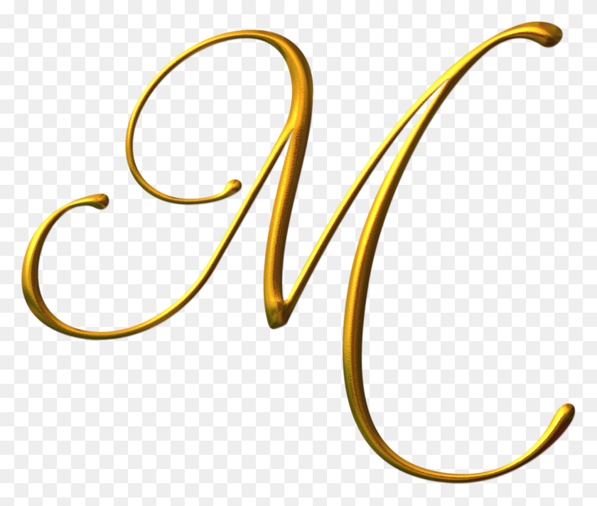 1269x1061 Изображение Большого Пальца Letra M En Dorado, Текст, Символ, Логотип Hd Png Скачать