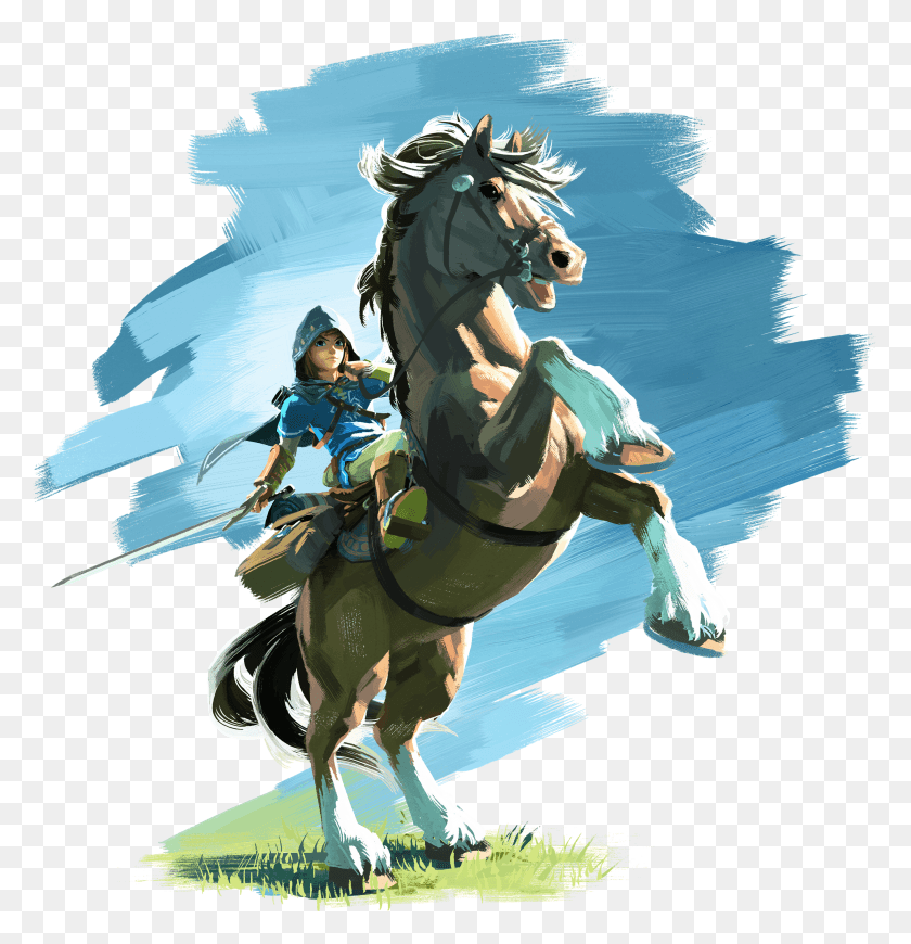 2700x2805 Thumb Image Links Horse Breath Of The Wild HD PNG Download