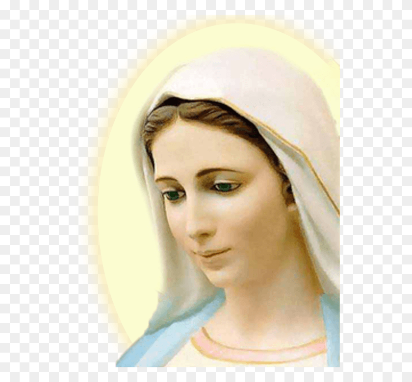 547x720 Thumb Image Mary Queen Of Peace Medjugorje, Clothing, Apparel HD PNG Download