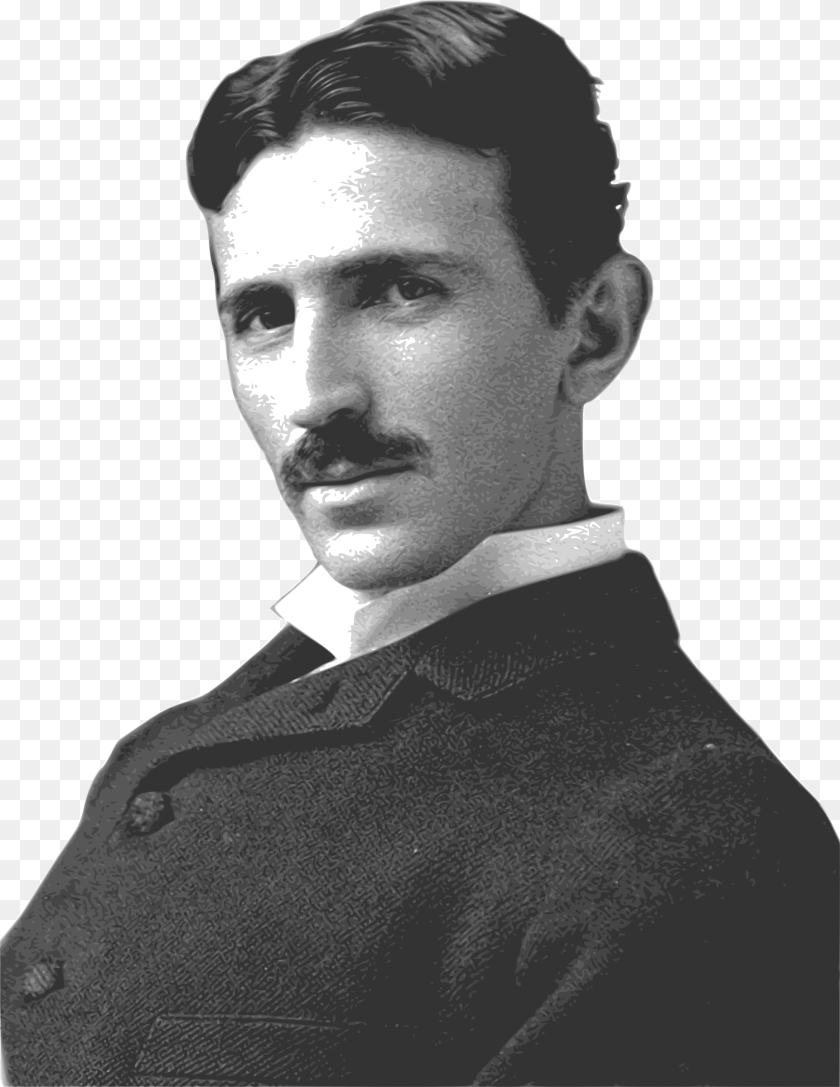 1854x2400 Thumb Nikola Tesla Foto Hd, Adult, Face, Head, Male PNG