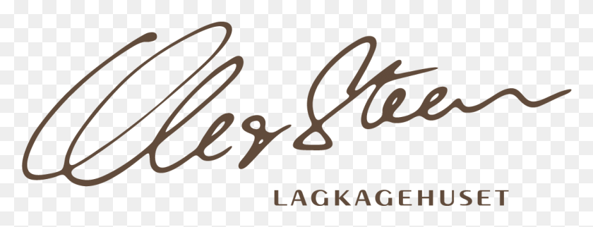 1089x366 Png Изображение - Большой Палец Руки Логотип Ole Steen Lagkagehuset, Текст, Почерк, Каллиграфия Png.