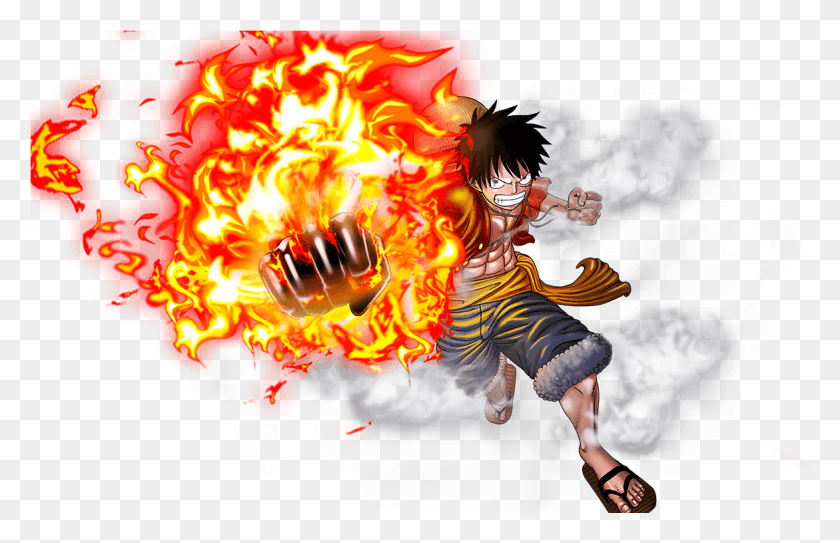 1171x726 Thumb Image One Piece Burning Blood Luffy, Person, Human, Collage HD PNG Download