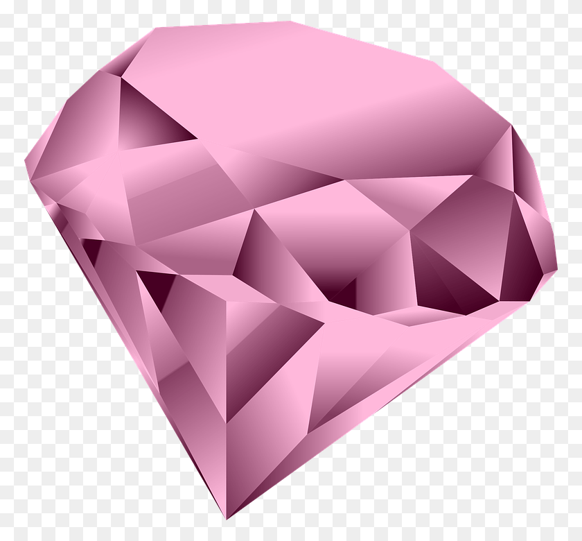 770x720 Thumb Image Pink Diamond Clipart, Crystal, Accessories, Accessory Descargar Hd Png