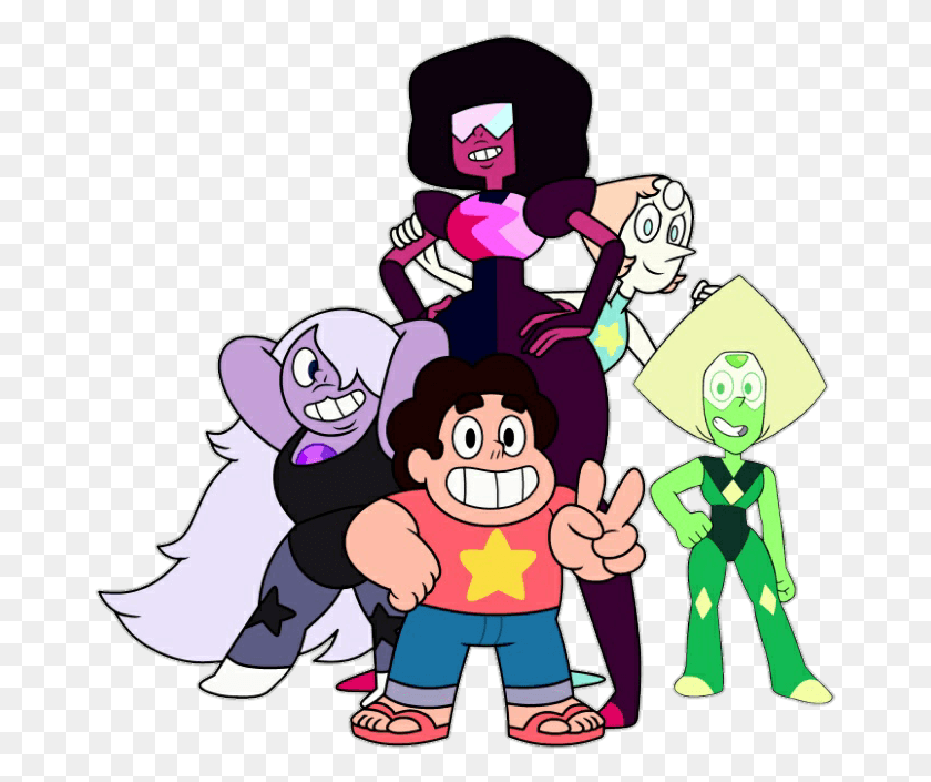 669x645 Thumb Image Rebecca Sugar Steven Universe Characters, Performer, Crowd, Graphics HD PNG Download
