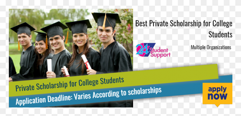 901x401 Thumb Image Scholarships For College Students 2018 2019, Person, Human, Graduation HD PNG Download