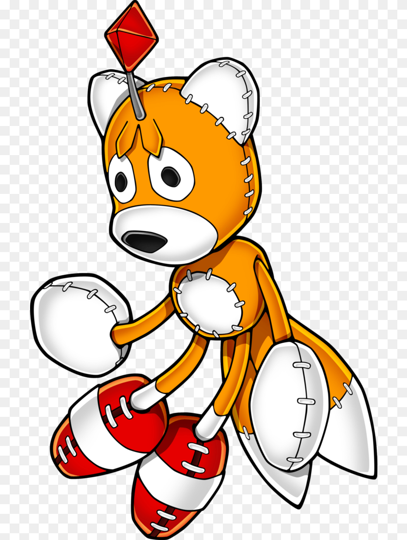 717x1114 Thumb Image Sonic Channel Tails Doll, Baby, Person Transparent PNG