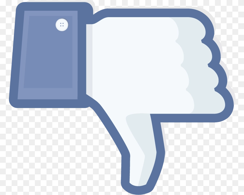 782x671 Thumb Media Button Facebook Social Facebook Thumbs Down Transparent, Clothing, Glove PNG