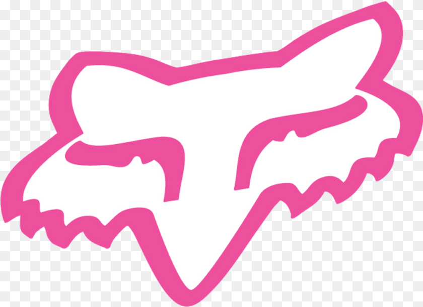 Thumb Pink Fox Racing Logo, Cream, Dessert, Food, Icing Sticker PNG