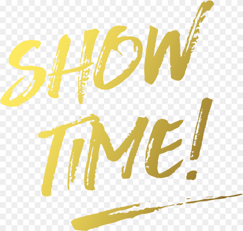 Thumb Show Time, Handwriting, Text, Calligraphy Sticker PNG