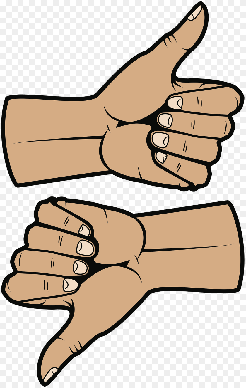 Thumb Up And Down Clipart, Body Part, Finger, Person, Hand Sticker PNG