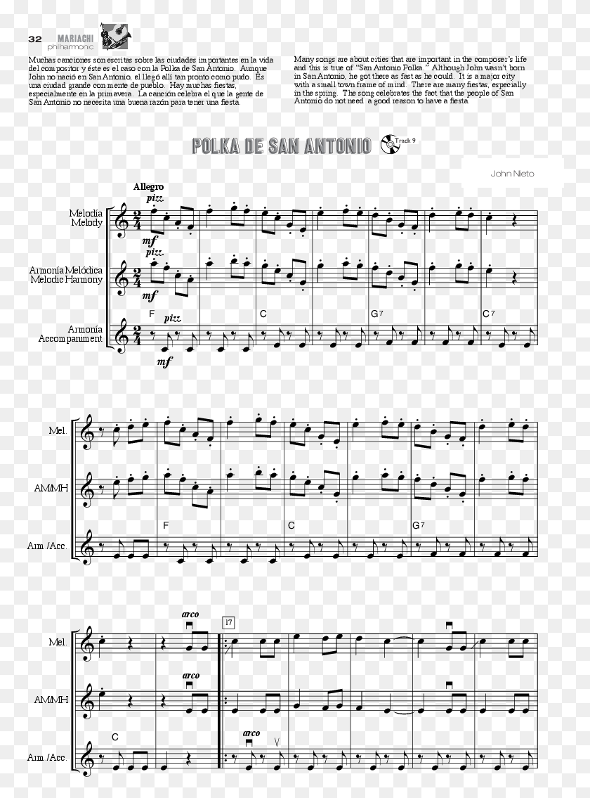 766x1075 Descargar Png Miniatura Filarmónica De Mariachi Miniatura De Mariachi Arpa Partituras, Actividades De Ocio, Trama Hd Png
