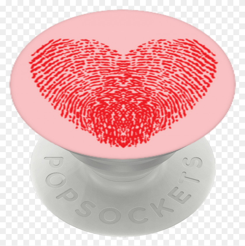 806x808 Thumbprint Heart Popsockets Registro Civil, Balloon, Ball, Sweets HD PNG Download