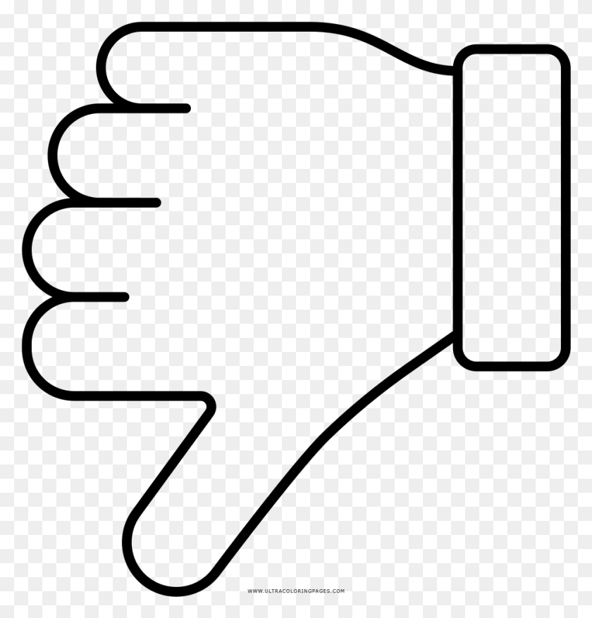 939x985 Thumbs Down Coloring, Gray, World Of Warcraft HD PNG Download