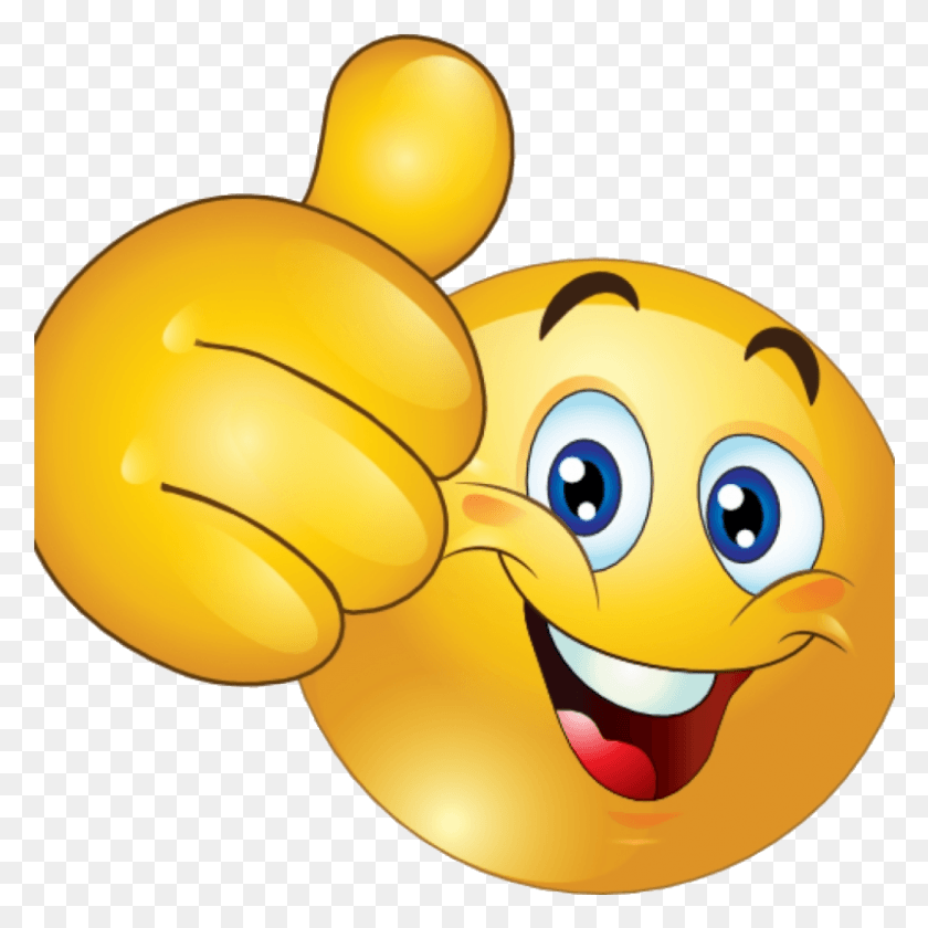 801x801 Thumbs Up Clipart Free Happy Smiley Emoticon Face Transparente Smiley Face Thumb Up, Lámpara, Mano, Dedo Hd Png