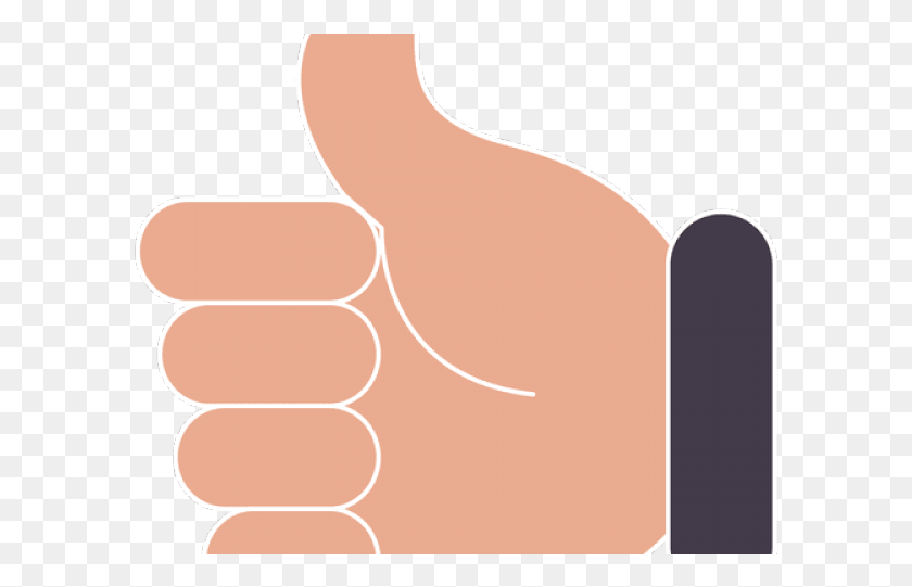 597x481 Thumbs Up Transparent Dibujo Ok, Mano, Dedo, Animal Hd Png