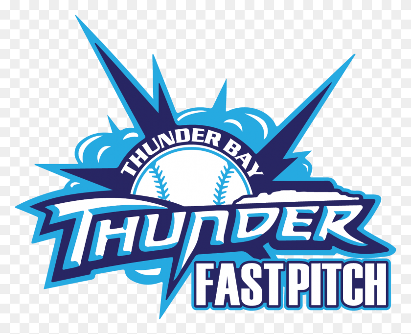 1153x920 Thunder Bay Thunder Fast Pitch Thunder Basketball, Logo, Symbol, Trademark HD PNG Download