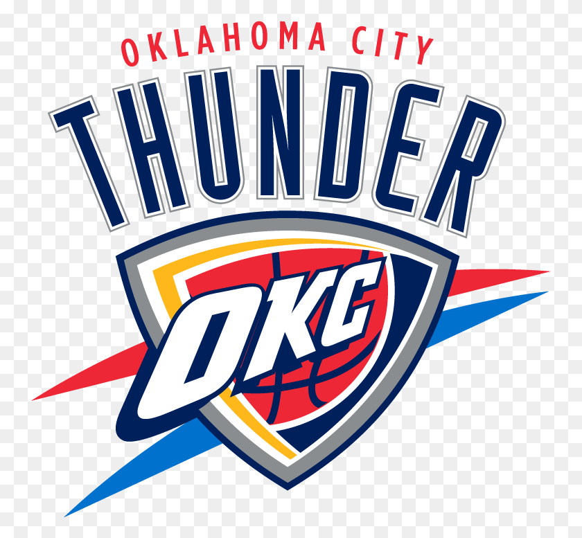 750x717 Thunder Doklahoma City Ampmdash Wikipamp233Dia Оклахома-Сити Thunder Escudo, Логотип, Символ, Товарный Знак Hd Png Скачать