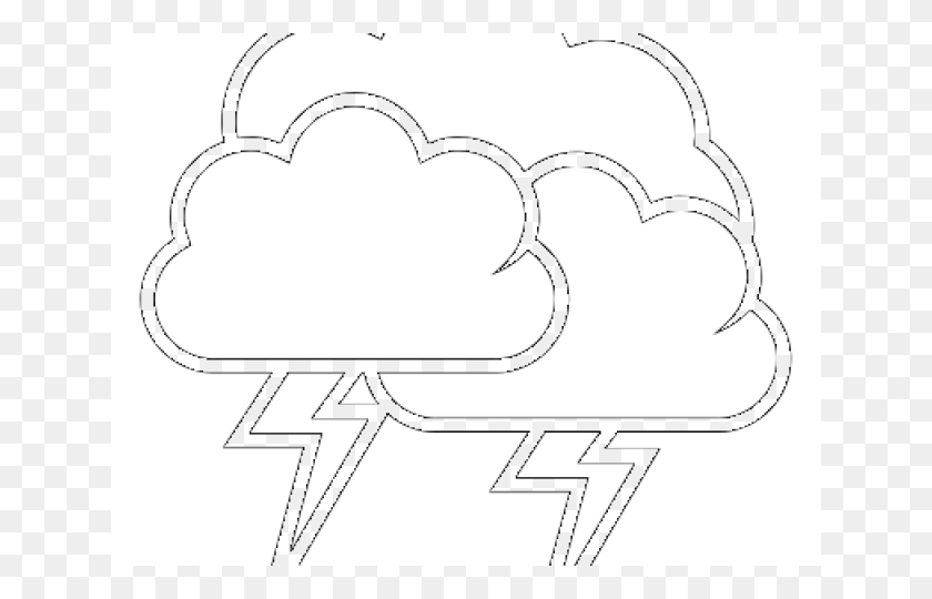 640x480 Thunder Storm Drawing Easy, Stencil, Hand, Text HD PNG Download