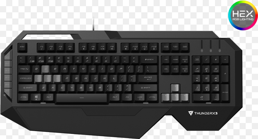 Thunder X3, Computer, Computer Hardware, Computer Keyboard, Electronics Sticker PNG