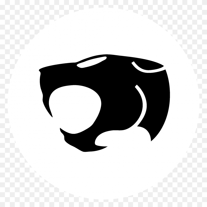 2093x2093 Логотип Thundercats Черно-Белый Логотип Thundercats, Трафарет, Символ, Этикетка Hd Png Скачать