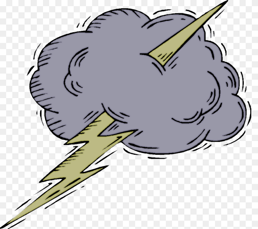 Thunderstorm Clipart, Person, Face, Head Sticker PNG