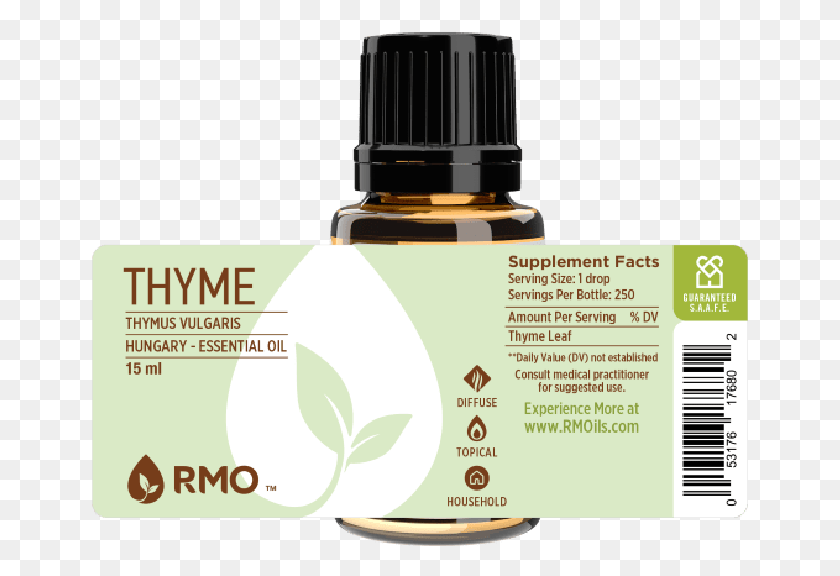 657x516 Thyme Essential Oil Label Essential Oil Bottle Label, Flyer, Poster, Paper HD PNG Download