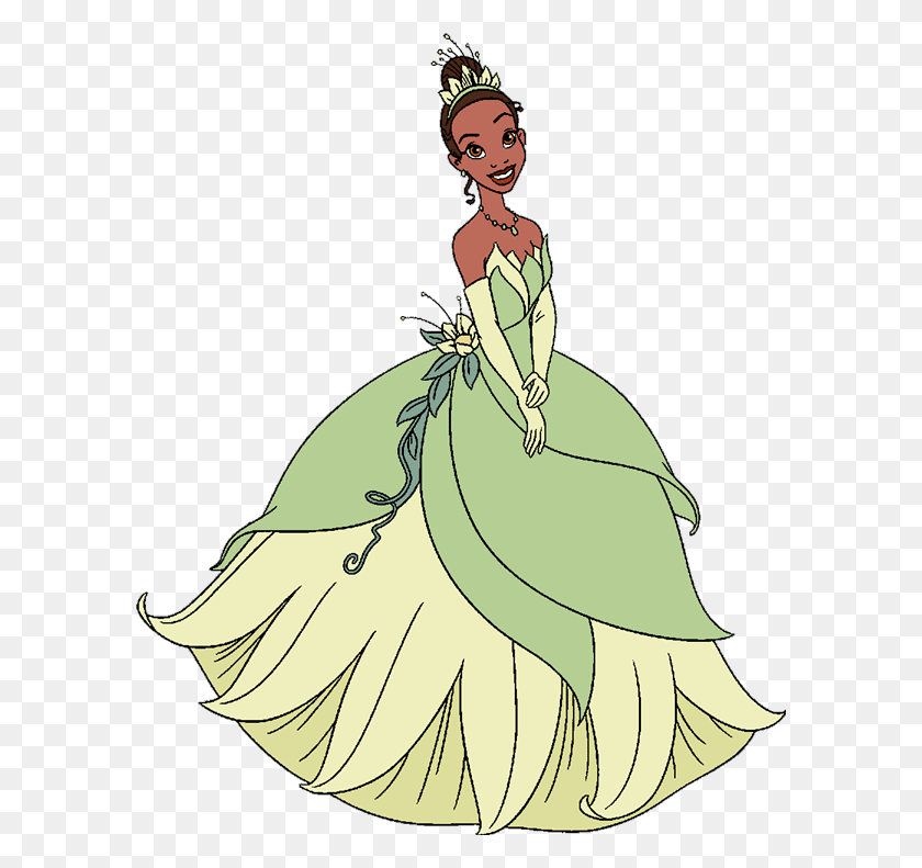 592x731 Tiana Princess Disney Disney Princess Tiana Clipart, Female, Person, Clothing HD PNG Download