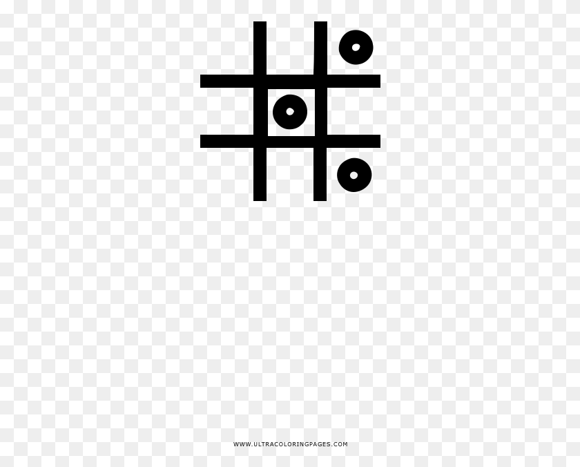 262x616 Tic Tac Toe Coloring, Gray, World Of Warcraft HD PNG Download